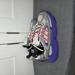 Adidas OzMillen Men's Grey & Purple Retro Sneakers Size 8.5 US / EU 42